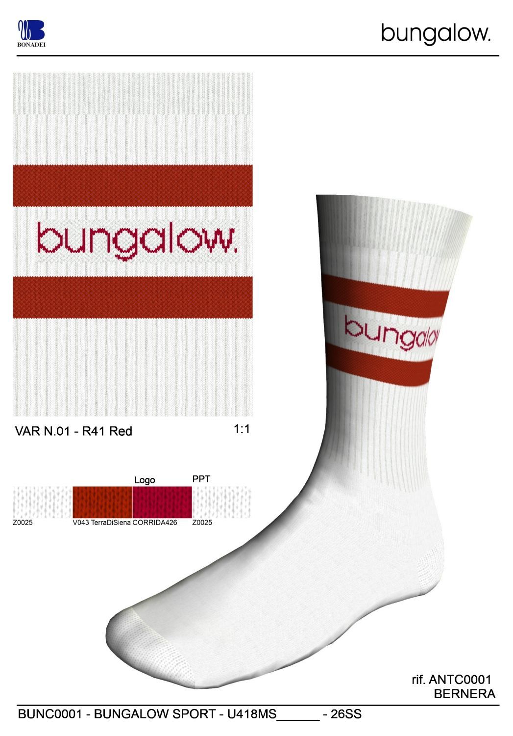 BUNGALOW_SPORT_SOCKS BUNC0001