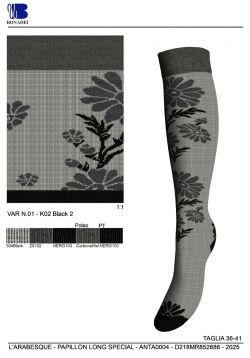 PAPILLON_LONG SPECIAL_SOCKS ANTA0004